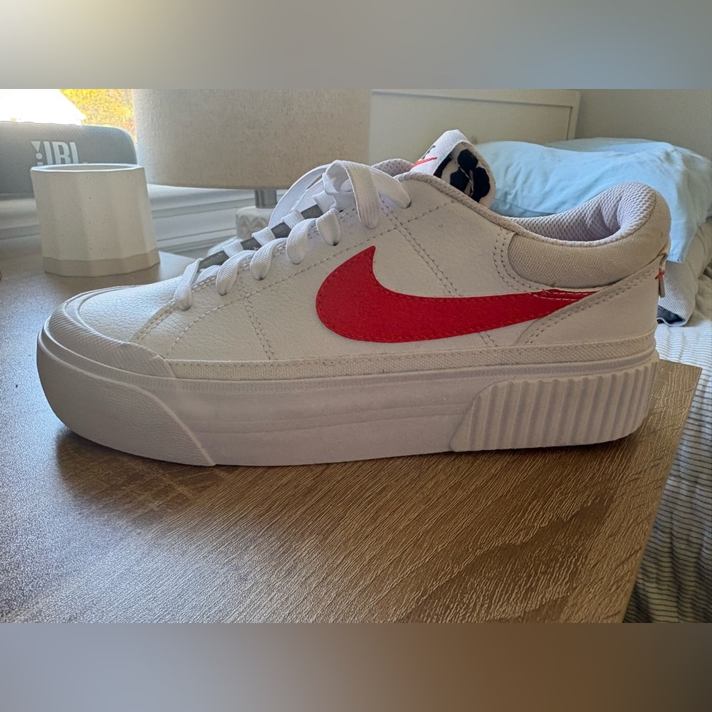 Red Nike Court Legacy Sneakers - Size 7 NWOT